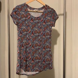 Patterned flowy Blouse